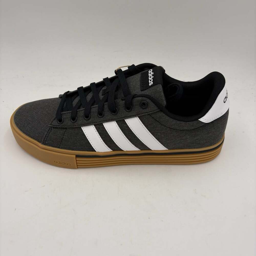 Adidas Daily 4.0 Men's Size 9 Black White Gum Canvas Skate Casual Shoes